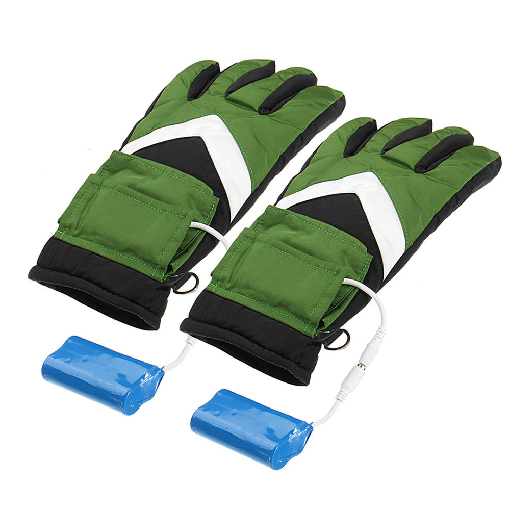 7.4V 2800mah Waterproof Battery Thermal Heated Gloves For Motorcycle Racing Winter Warmer Image 2