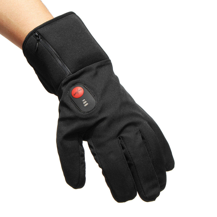 7.4V 2200mah Electric Heated Gloves Motorcycle Winter Warmer Outdoor Skiing 3-Speed Temperature Adjustment Image 10