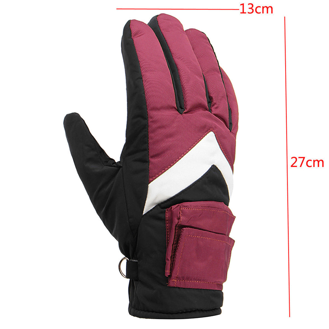 7.4V 2800mah Waterproof Battery Thermal Heated Gloves For Motorcycle Racing Winter Warmer Image 4