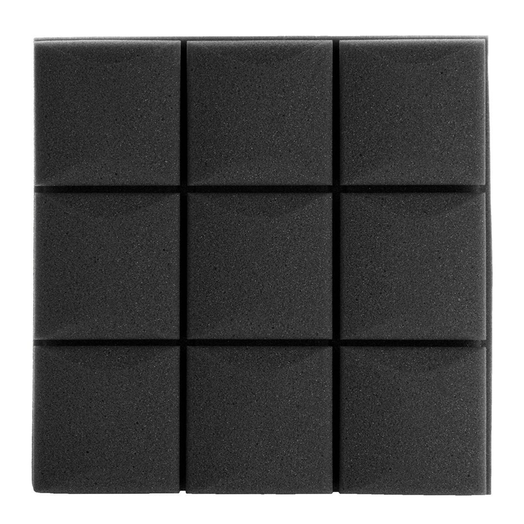 6Pcs 27x27x4 Acoustic Panels Tiles Studio Soundproofing Isolation Wedge Sponge Foam Image 1
