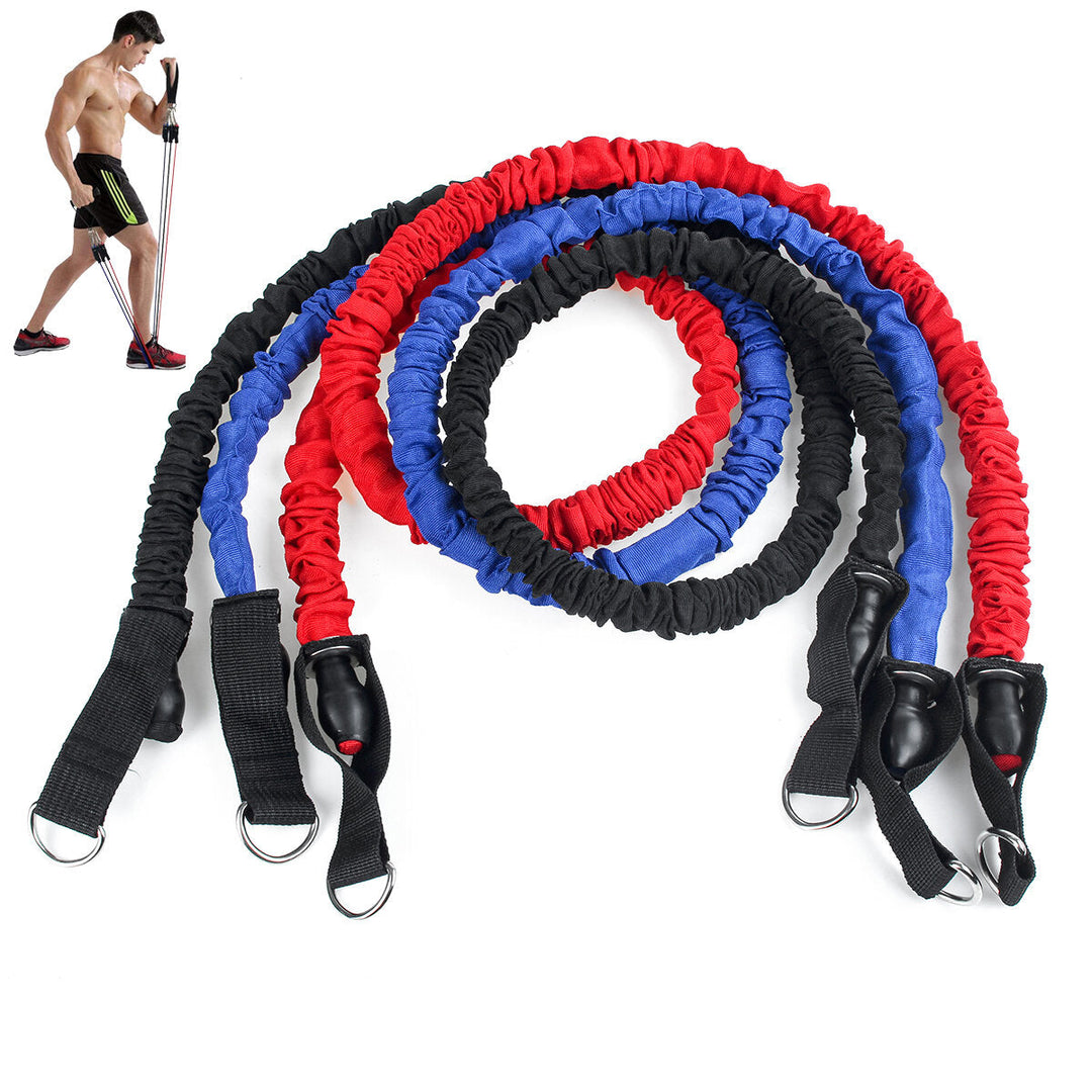 7/9/12/16/20 Pcs Fitness Resistance Bands Set Home Stretch Strength Training Yoga Pilates Exercise Tools Image 8