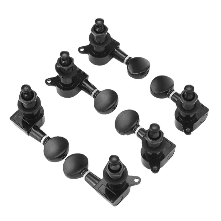 6Pcs Fully Enclosed Electric Guitar Tuning Pegs Tuners Machine Heads Replacement Button Knob Image 3