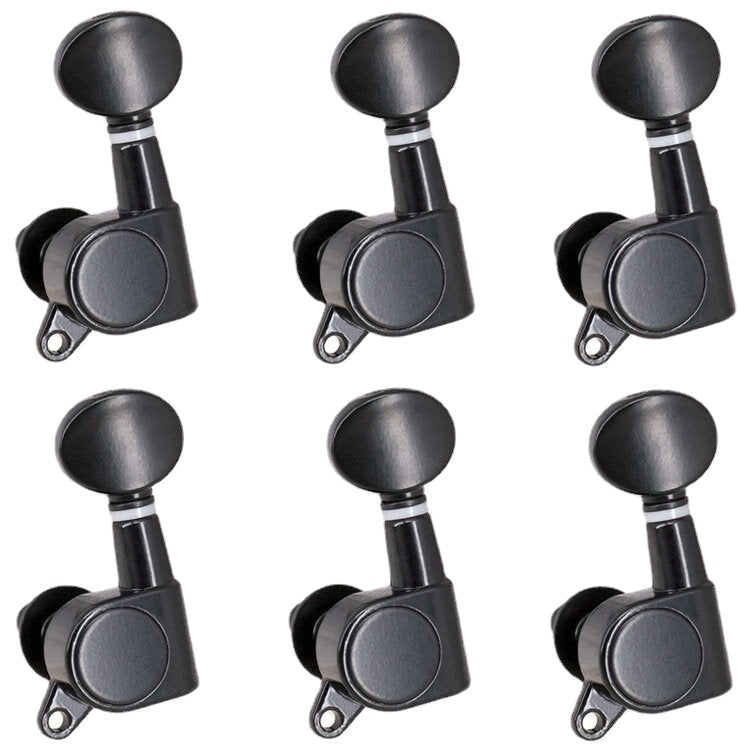 6Pcs Fully Enclosed Electric Guitar Tuning Pegs Tuners Machine Heads Replacement Button Knob Image 10