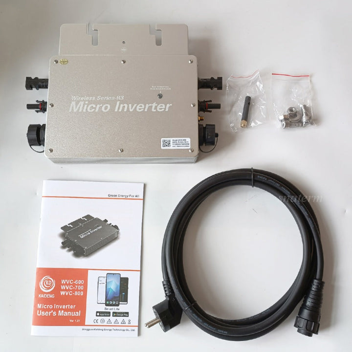 700W Smart Mini inverter with Wifi Monitoring for Solar Panel System Grid Tie MPPT Solar Micro Inverter with 3M Cable Image 6