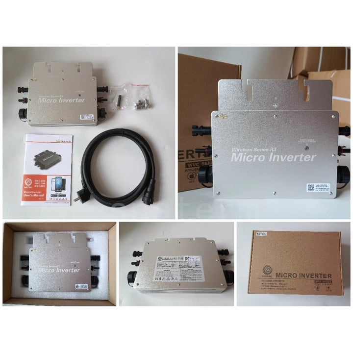 700W Smart Mini inverter with Wifi Monitoring for Solar Panel System Grid Tie MPPT Solar Micro Inverter with 3M Cable Image 11