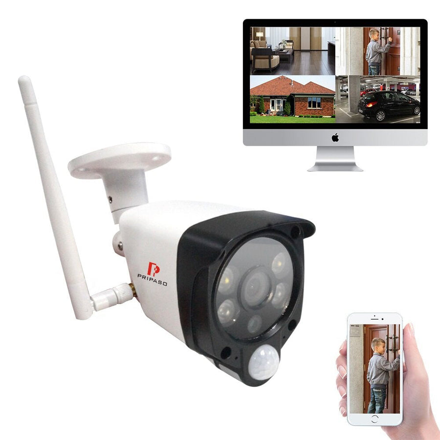 720P,1080P Full HD Human Detection PIR IP Camera WiFi Wireless Network CCTV Video Surveillance Security Camera Image 1