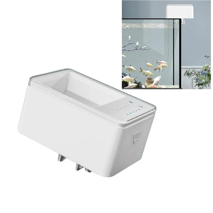 70ml Pet Feeding Fish Food Dispenser Digital Autoxic Fish Feeder LED Aquarium for Fish Tank Image 2
