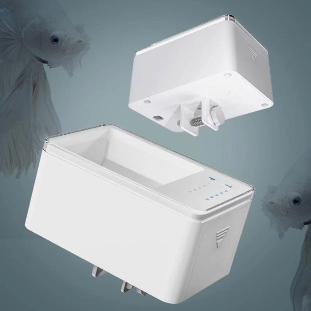 70ml Pet Feeding Fish Food Dispenser Digital Autoxic Fish Feeder LED Aquarium for Fish Tank Image 4