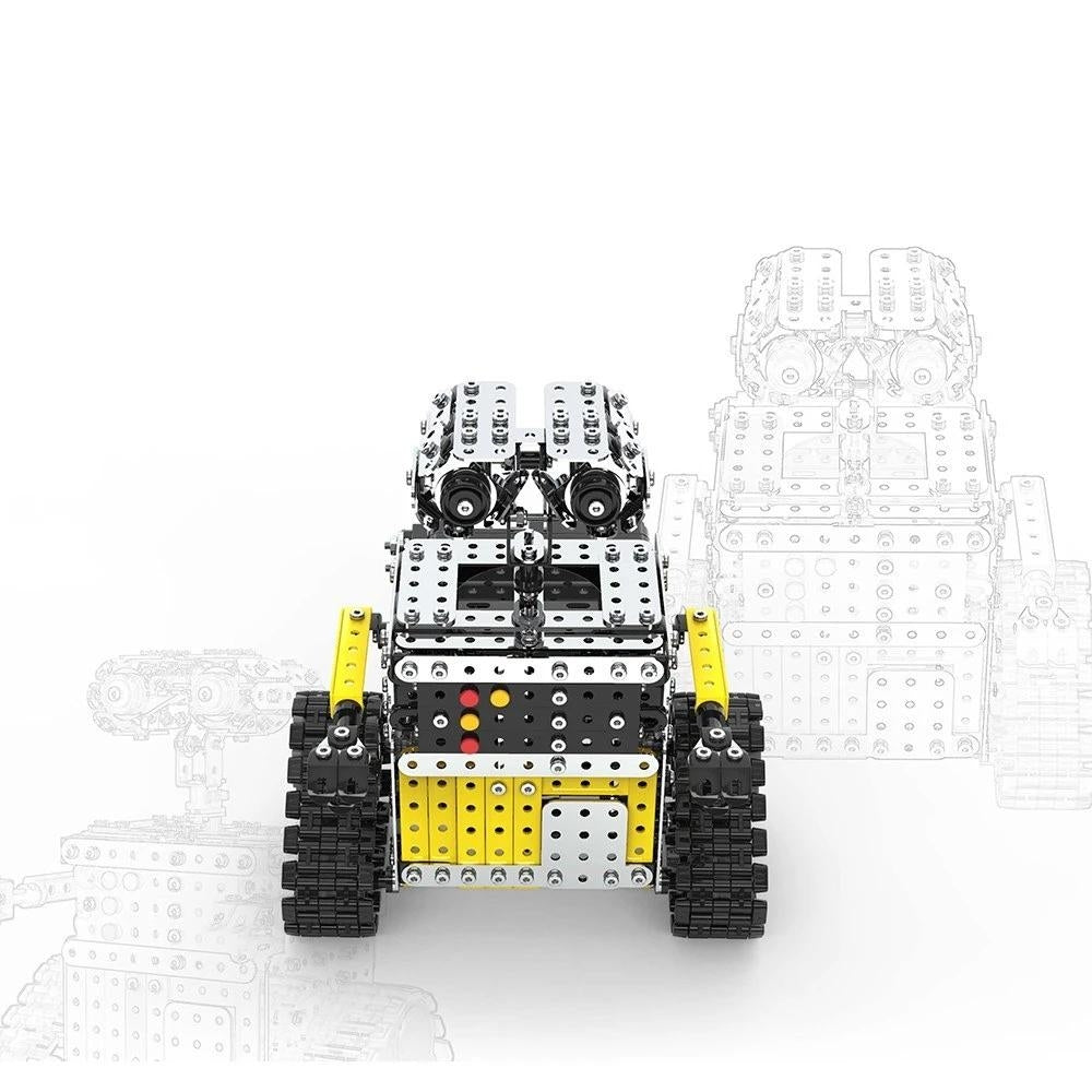 728PCS 2.4GHz 10 Channel RC Robot Building Blocks DIY Stainless Steel Toy Assembly Kits Image 2