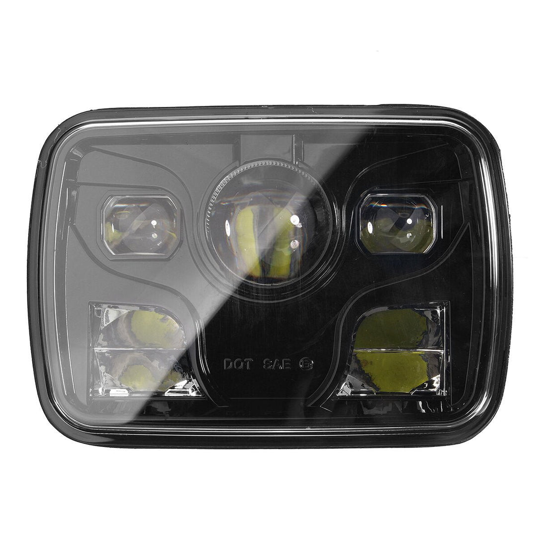 7x6inch LED DRL 32W HID Bulbs High,Low Beam Front Headlight Headlamp Assembly Image 1