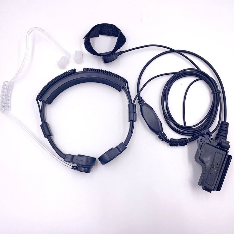 Adjustable Throat Mic Earphone Microphone Suitable for Motorola HT1000 XTS5000,2500,1500,GP900MTS2000 Throat Headphones Image 1