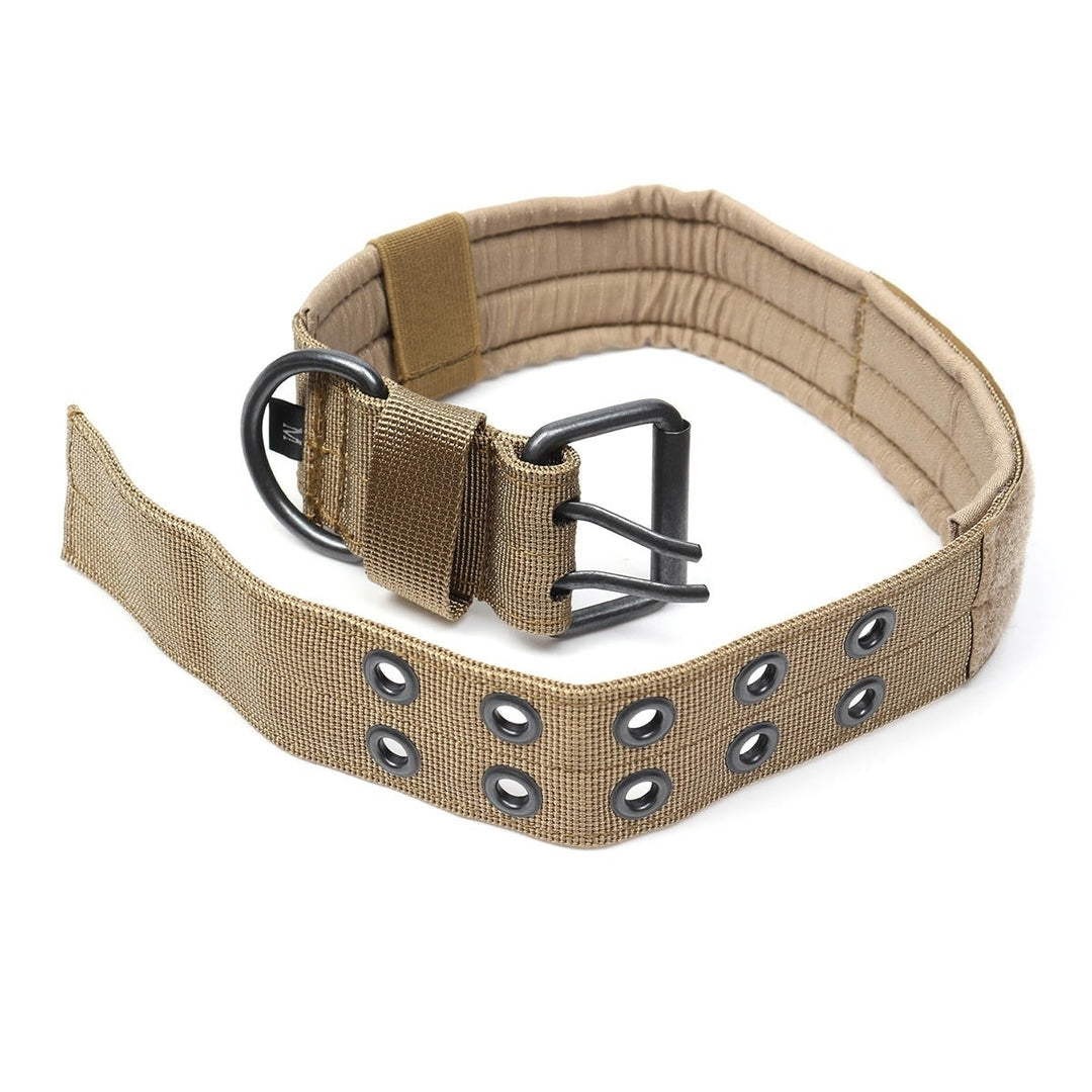 Adjustable Training Dog Collar Nylon Tactical Military With Metal D Ring Buckle Image 10