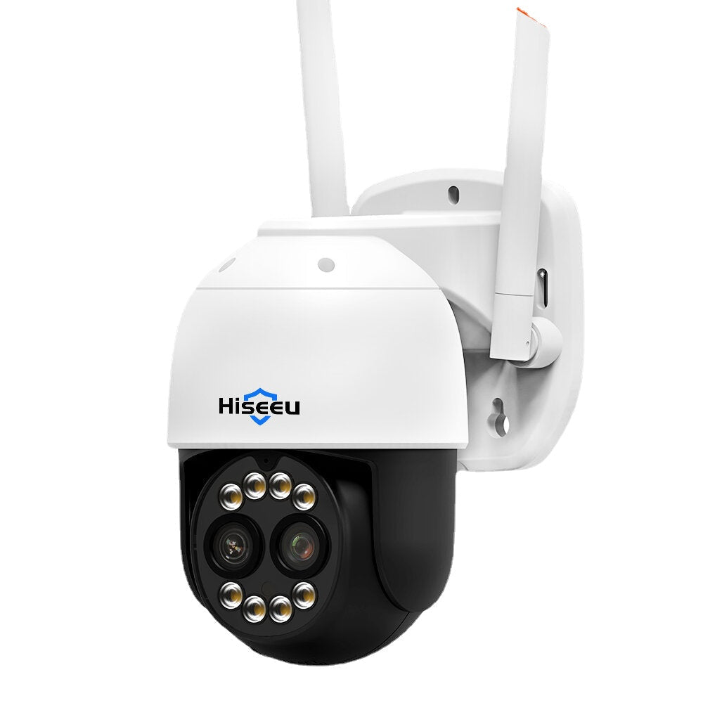 8MP 4K PTZ Wifi IP Camera Outdoor Security Protection 8X Zoom Dual Lens CCTV Video Surveillance Camera Ai Human Detect Image 1
