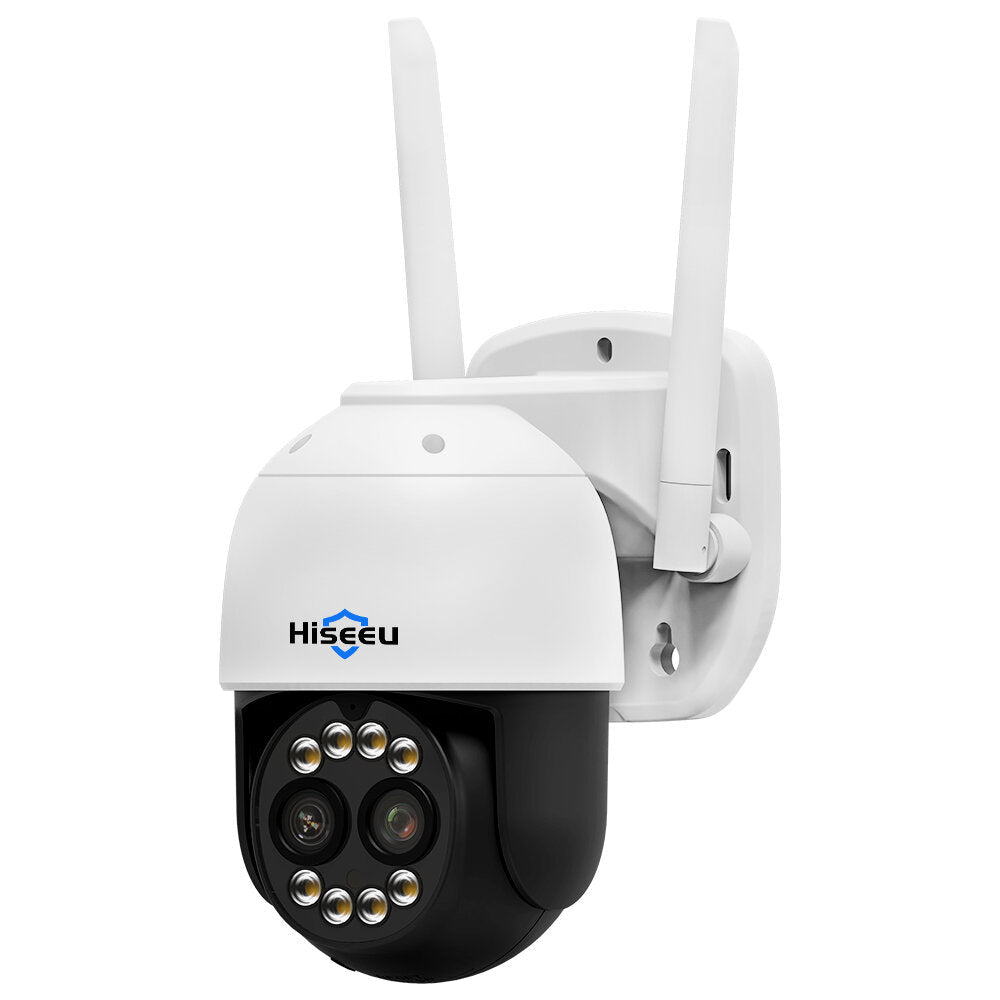 8MP 4K PTZ Wifi IP Camera Outdoor Security Protection 8X Zoom Dual Lens CCTV Video Surveillance Camera Ai Human Detect Image 3