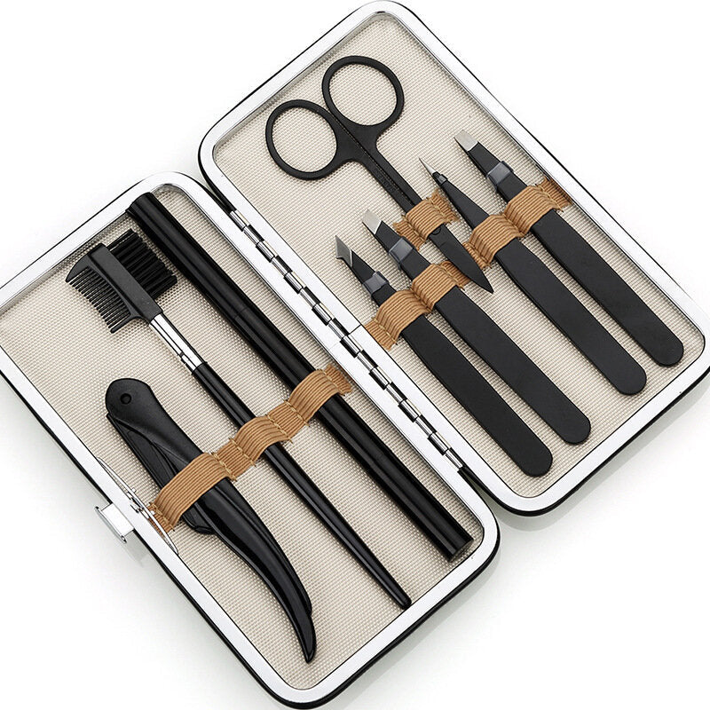 8Pcs Eyebrow Trimmer Trimming Tools Kit Cutter Image 6