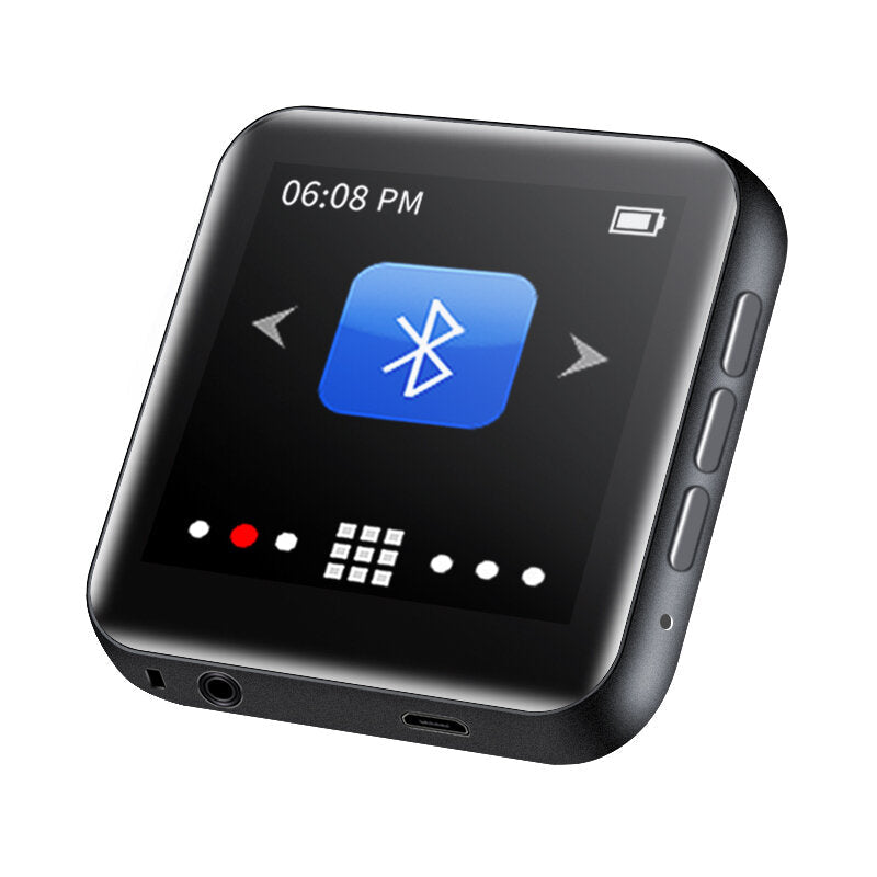 8GB 16GB 1.8 inch Full Touch Screen Mini Bluetooth MP3 Player HiFi Music with FM Radio E-book Pedometer Image 1