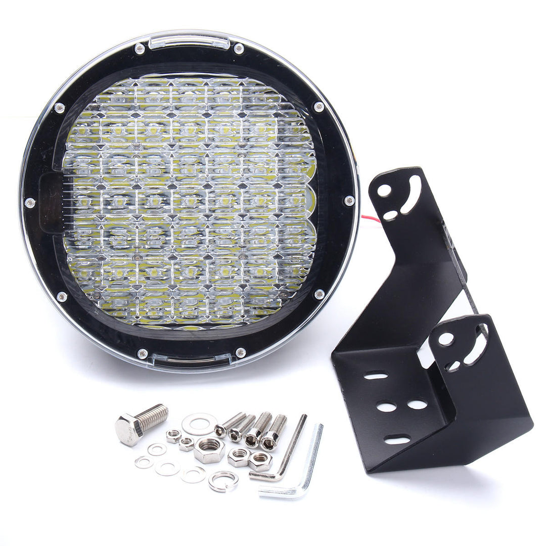 9inch 225W LED Round Work Light Spot Driving Head Light Offroad ATV Truck Lamp Image 3