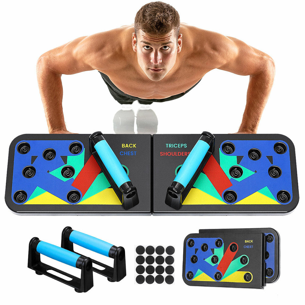 9-in-1 Push Up Board Multi-function Push Up Rack Core Strength Training Equipment Home Fitness Image 2