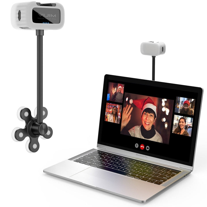 Adjustable LED Video Light Lamp with Suction Cup for Laptop Tablet Conference Selfie Youtube Image 3