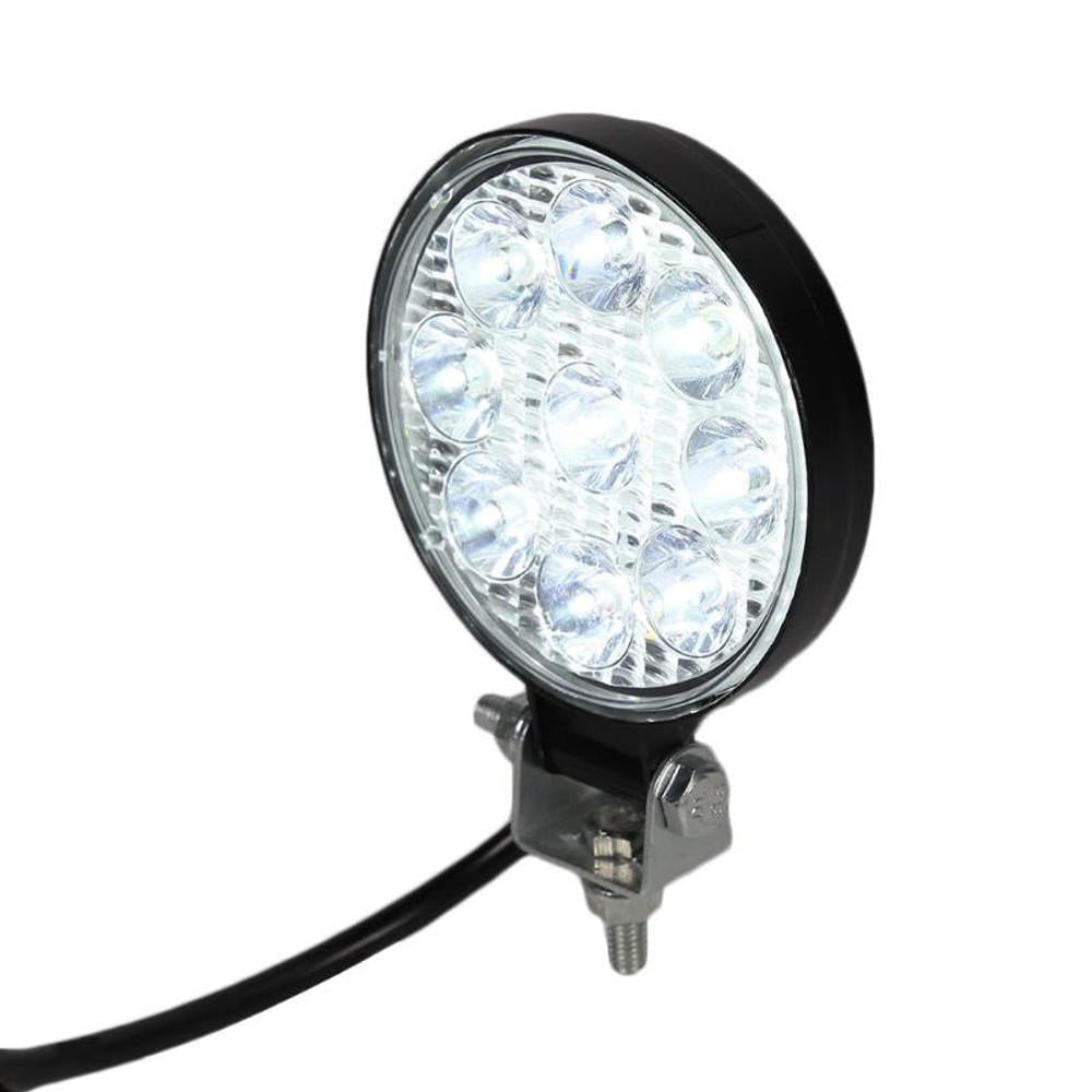9V-85V 27W LED Work Light Waterproof Headlight White/ White Blue Light Round Fog Lamp Car Motorcycle Image 2