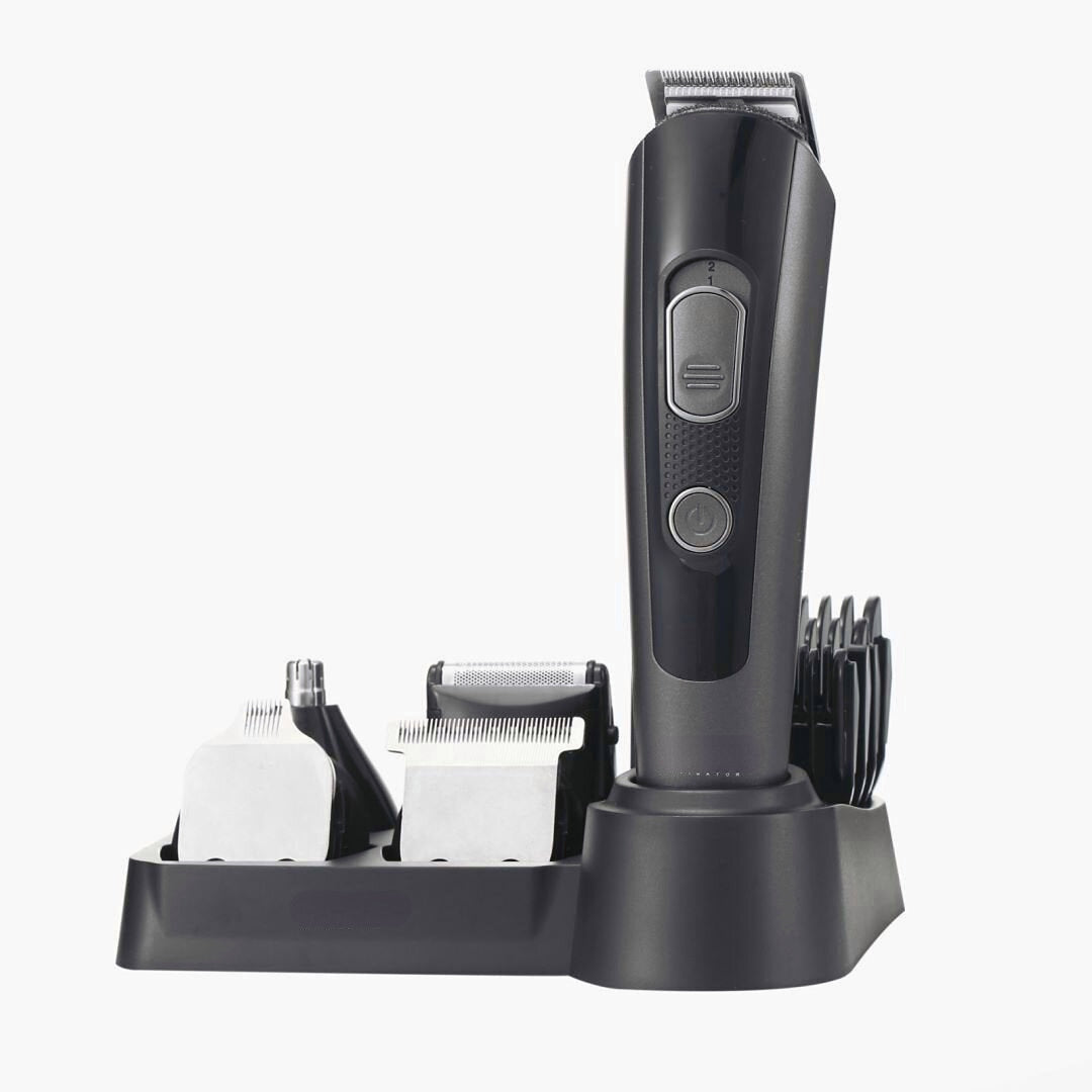 Adjustable Salon Professional Cordless Electric Hair Clipper Black Image 3