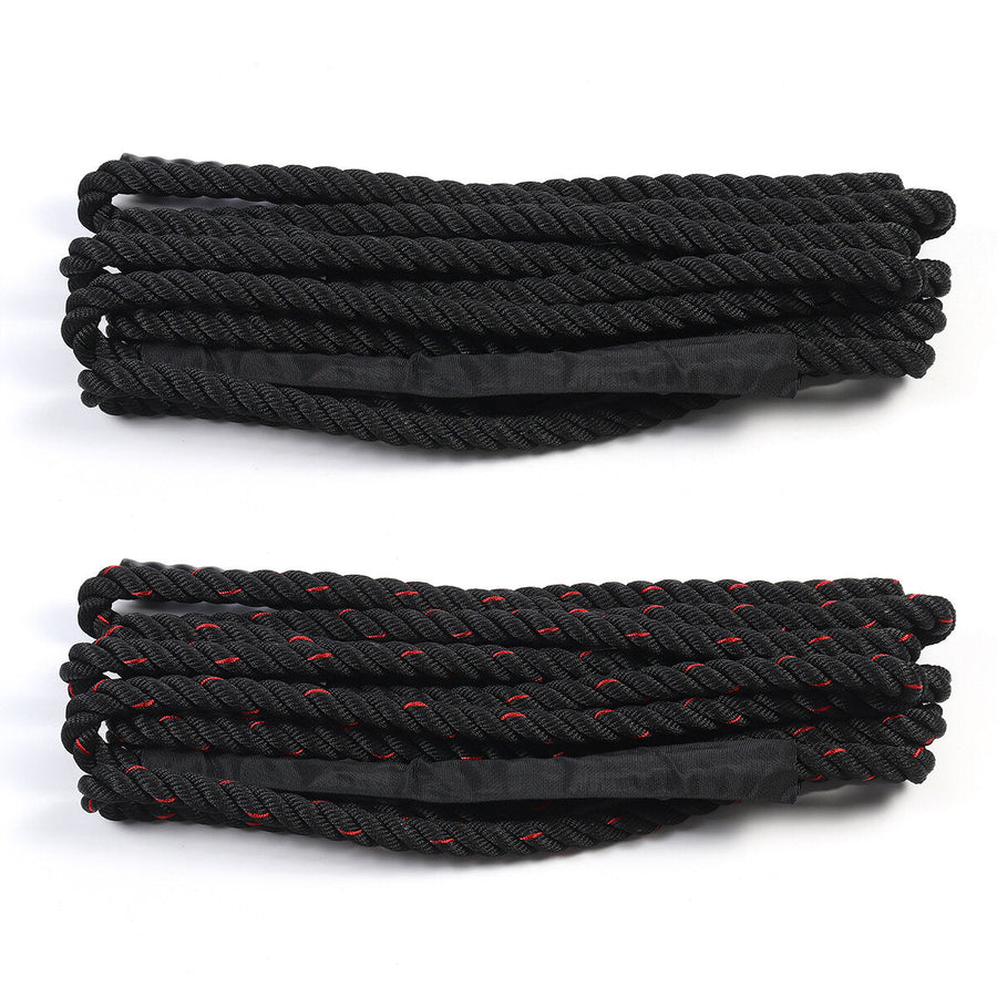 9M Length Fitness Battle Rope Heavy Jump Rope Weighted Battle Skipping Ropes Retainer Gym Exercise Tools Image 1