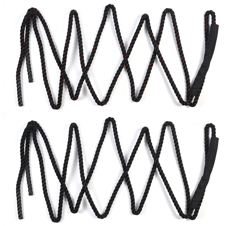 9M Length Fitness Battle Rope Heavy Jump Rope Weighted Battle Skipping Ropes Retainer Gym Exercise Tools Image 11