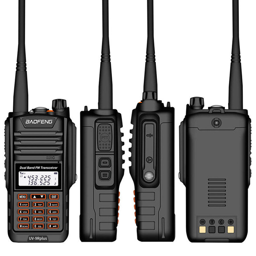 8W IP68 Waterproof Walkie Talkie 128 Channels 400-520MHz Dual Brand Two Way Handheld Radio VHF UHF IP68 Waterproof Image 1