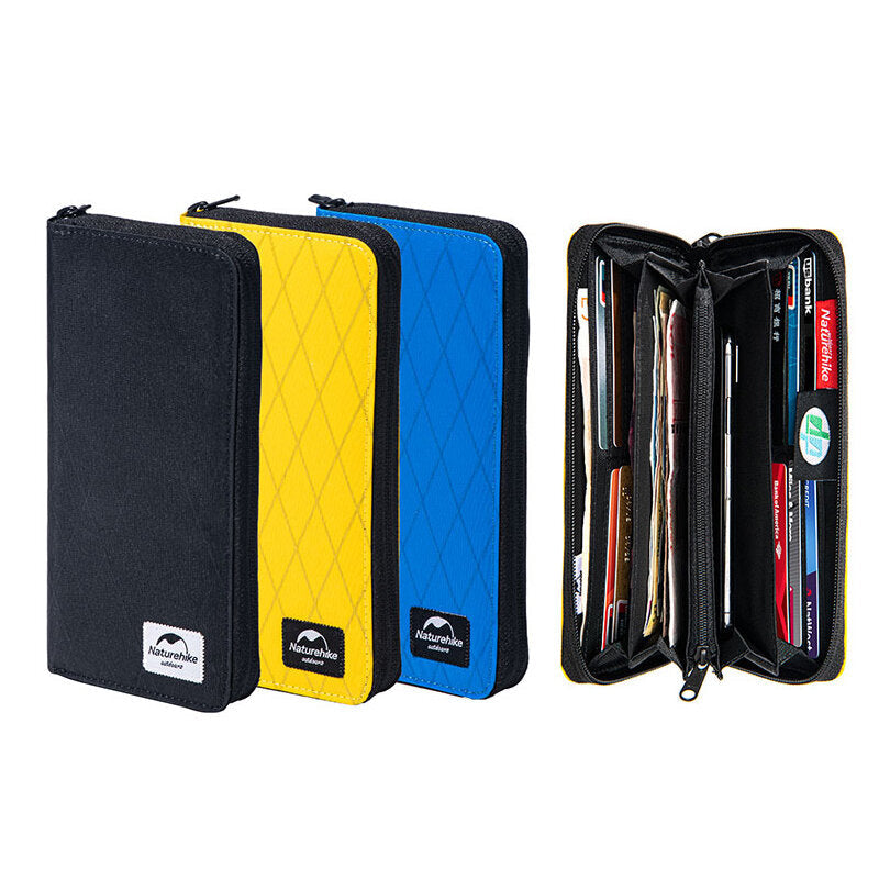 Anti-theft Blocking Credit Card Holder Men Waterproof XPAC Travel Passport Long Wallet ID Card Package DTTT Image 1