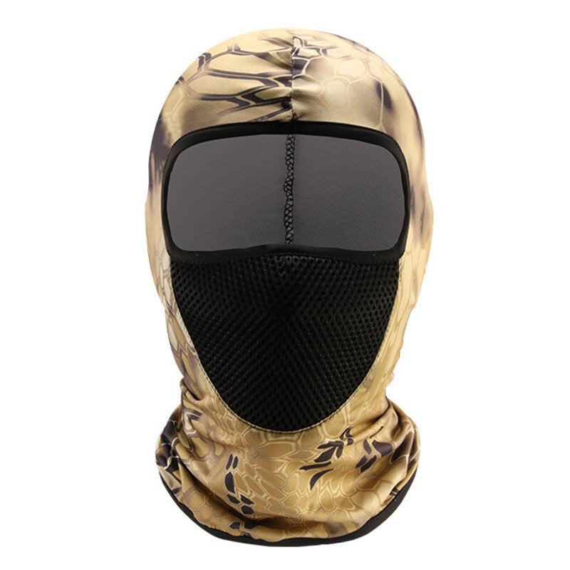 Anti Dust Full Face Mask Headgear Motorcycle Riding Outdooor Windprof Tactical Balaclava Airsoft Multicolour Image 1