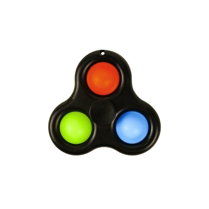 Adult Hand Spinner Anti-Anxiety Autism Stress Relief Gadget Key Chain Push Pop Bubble EDC Fidget Image 6