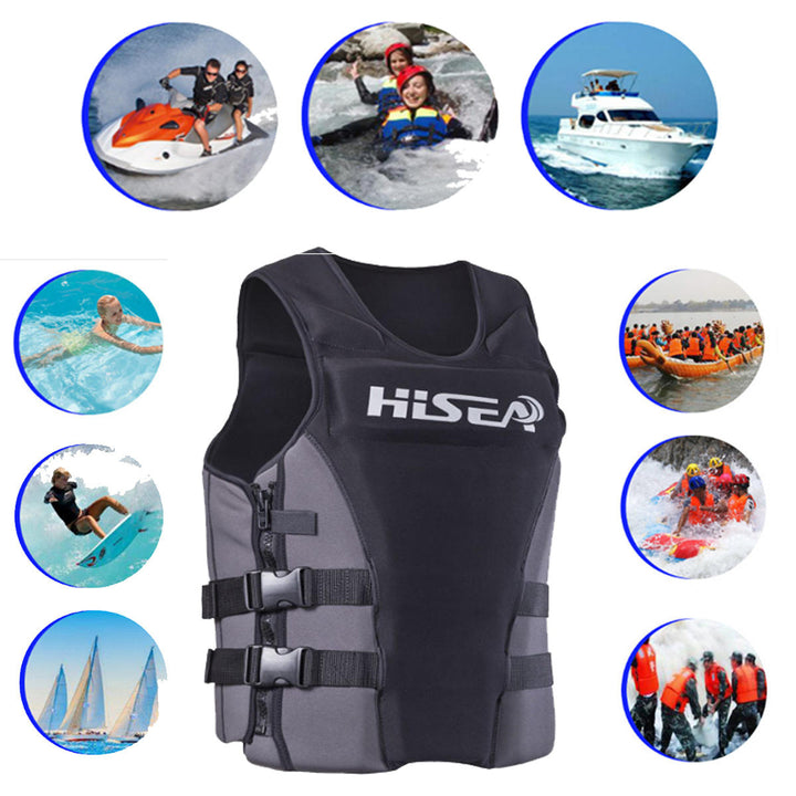 Adults Kids Life Jacket Premium Neoprene Vest Water Skiing Wakeboard PFD S M L XL XXL XXXL Image 3