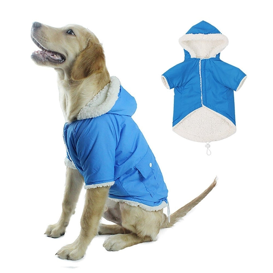 Adjustable Windproof Warm Dog Clothes Close-fitting Design Upgrade Polyester Taffeta Material Multi Colors Size Is Image 1