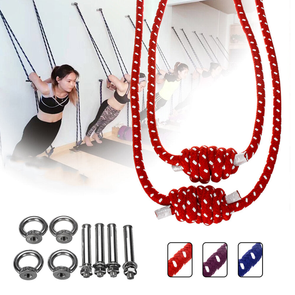 Aerial Anti-gravity Yoga Resistance Bands Set Fitness Training 3 Colors Optional Image 2