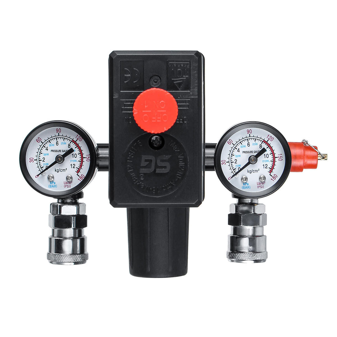 Air Compressor Pressure Switch Air Valve Manifold Compressor Control Regulator Gauges 220V/380V Image 1