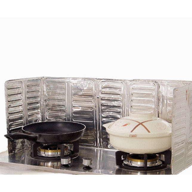 Aluminum Foil Oil Block Oil Barrier Stove Cooking Heat Insulation Anti-Splashing Oil Baffle 3 Sizes Image 1