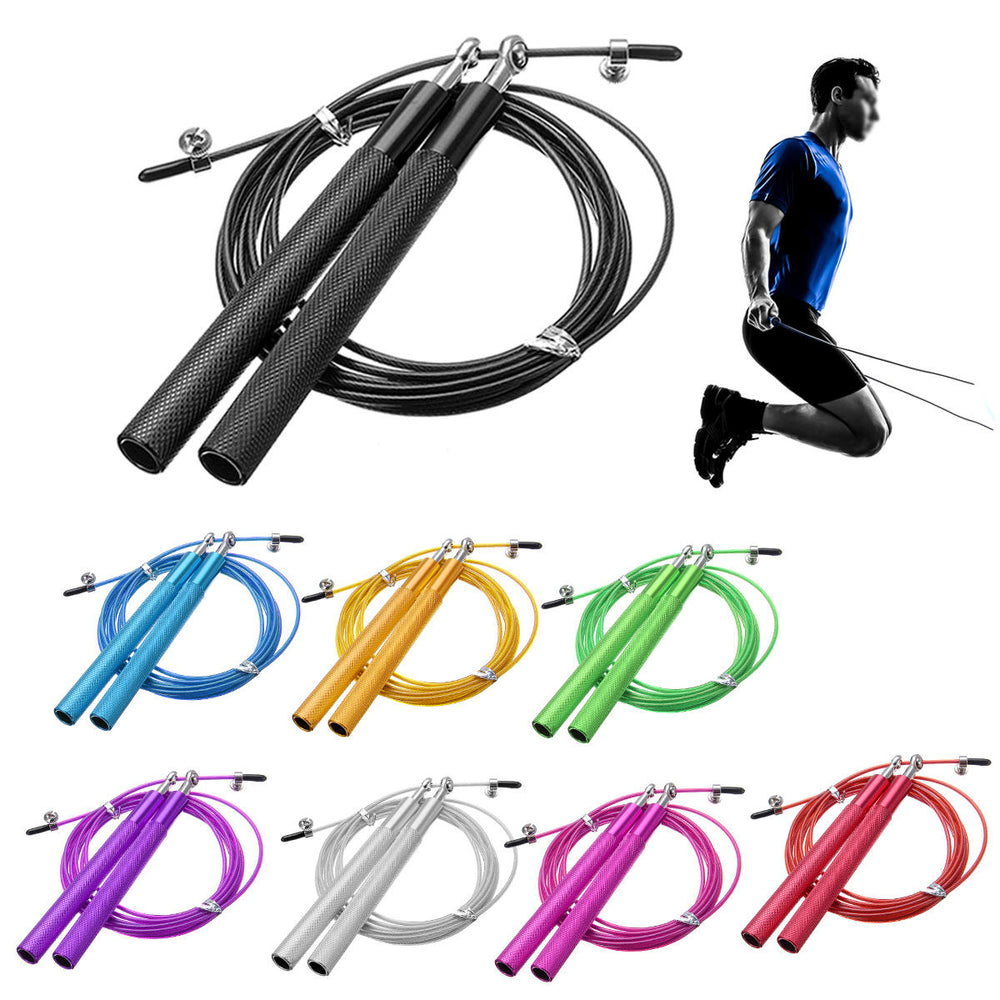 Aluminum Speed Rope Jumping Sports Fitness Exercise Skipping Rope Cardio Cable Image 2