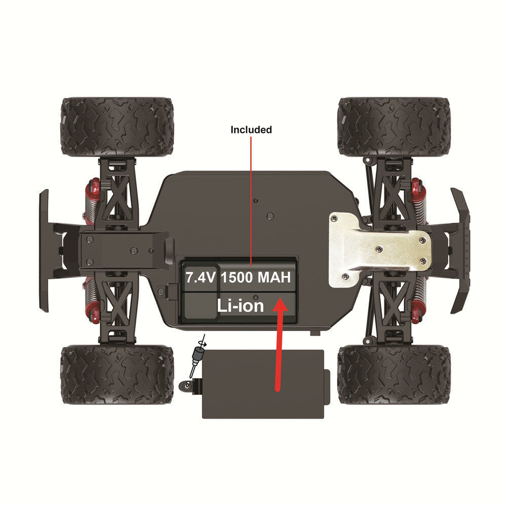 Alloy Brushless Off Road High Speed 52km/h RC Vehicle Models Full Proportional Control Image 4