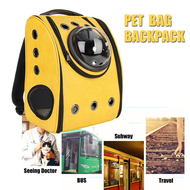Astronaut Capsule Breathable Pet Puppy Cat Travel Bag Space Carrier Bag Image 4