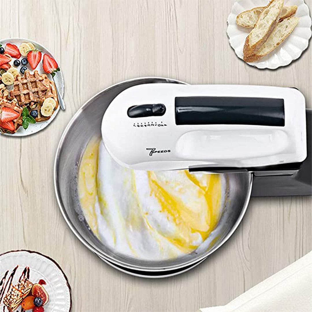 Auto Dough Mixer 7 Speed Adjustable Food Beater Kitchen Machine Mixer Home 2L Image 4