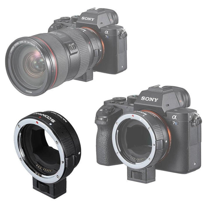Auto Focus EF-NEX Lens Mount Adapter for Sony for Canon EF EF-S Lens to E-mount NEX A9 A7 A7R A7s NEX-7 NEX-6 5 Camera Image 7