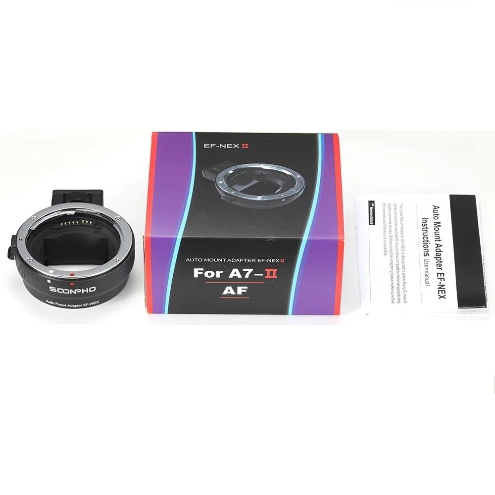 Auto Focus EF-NEX Lens Mount Adapter for Sony for Canon EF EF-S Lens to E-mount NEX A9 A7 A7R A7s NEX-7 NEX-6 5 Camera Image 8