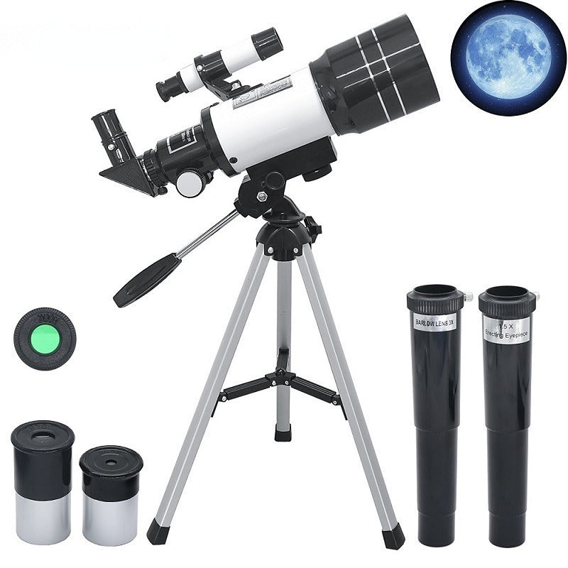 Astronomical Telescope With Tripod Wireless Smartphone Adapter Image 1