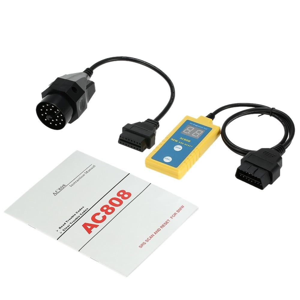 Auto Car Airbag Diagnostic Scan Tool Code Reader Scanner Read and Clear SRS Trouble Codes for BWM Image 3
