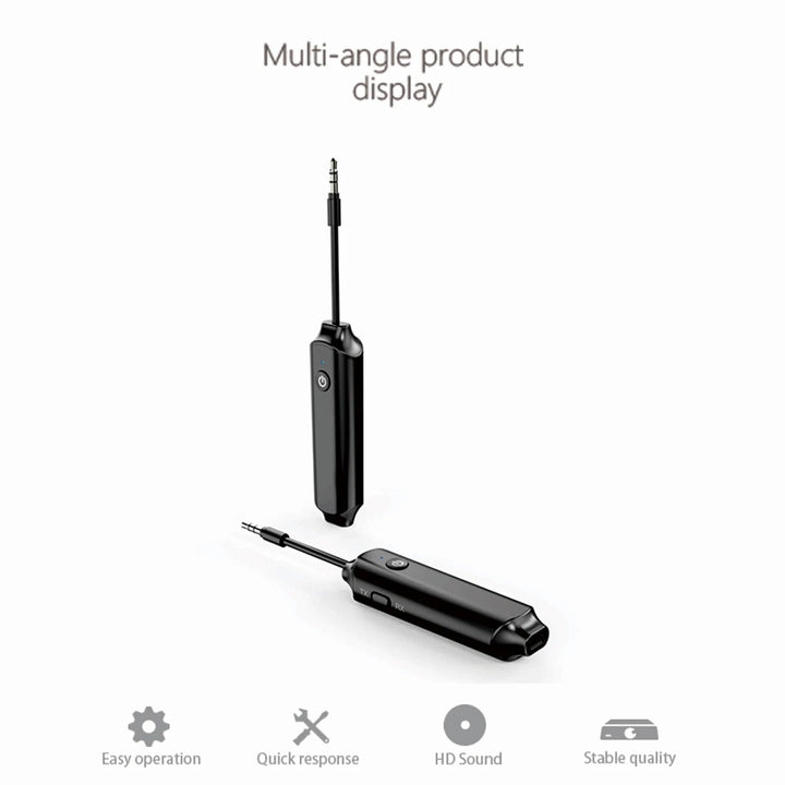 Audio Transmitter Receiver Wireless Adapter bluetooth 5.0 Audio Adapter 3.5mm Jack for for PC Aux In Audio Image 3