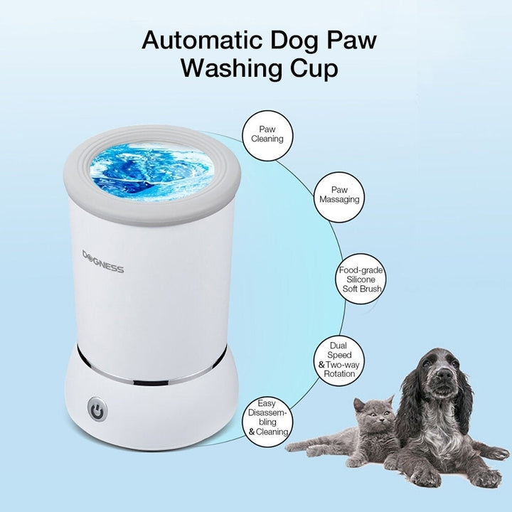 Dog Paw Cleaner USB Charging Portable Pet Paw Cleaning with Soft Silicone BristlesFoot washer for Dog and Cat Grooming Image 4