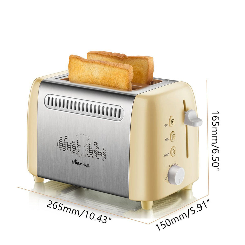 Automatic Household Toaster Two pieces of bread Toaster for Breakfast Bread Maker Image 2