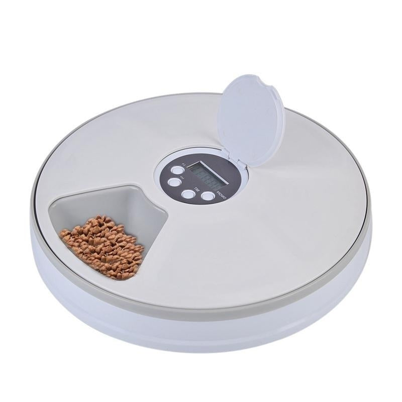 Automatic Pet Smart Feeder Timing Feeder 6 Meals 6 Grids Cat Dog Electric Dry Image 4
