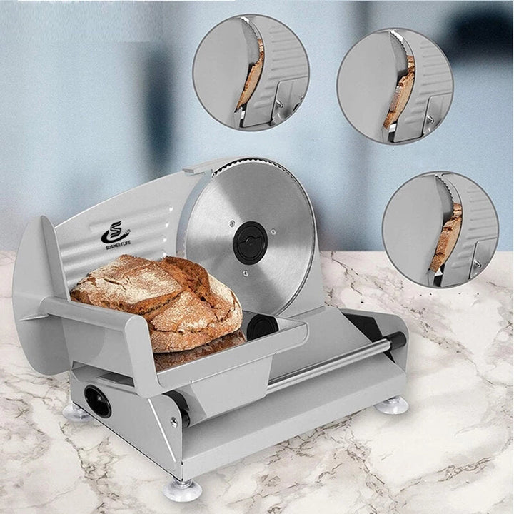 Automatic Multi-functional Slicer 200W 220V~50Hz Adjustable Slice Thickness Wear-resistant for Kitchen Image 3