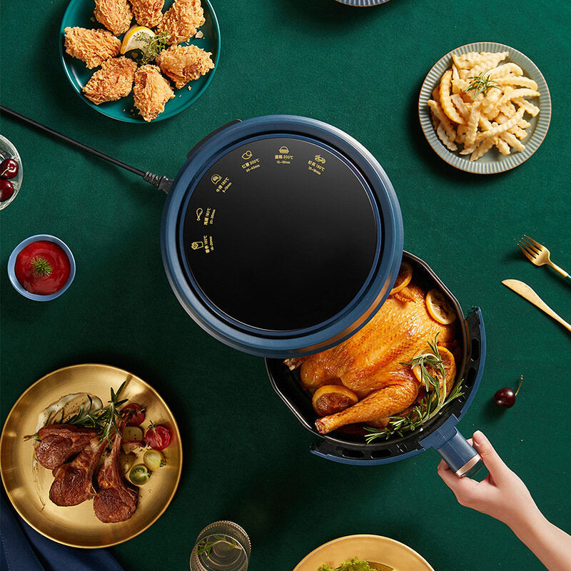 Automatic Smart Air Fryer 1500W 220V~50Hz Oil Free Power Failure Protection CN 4.6L Image 4